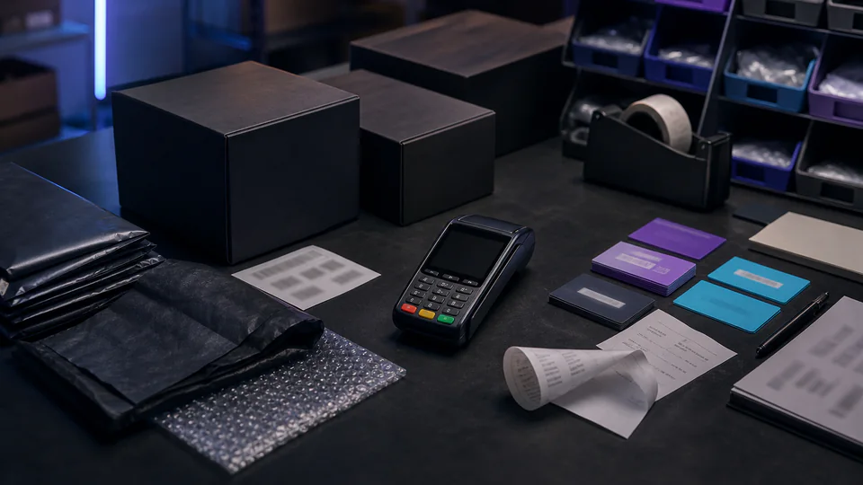 E-commerce platform operations workspace with product, payment, and fulfillment systems